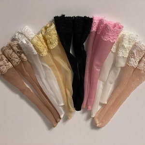 Sheer Stockings for 12" Blythe Doll: Time to dress like the Big Dolls!