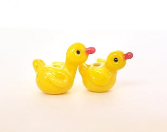 2 Ducklings...oh brother are these small and cute...Priced as a set of two...:)