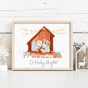 DOWNLOAD DIGITALE - Stampa natalizia del presepe