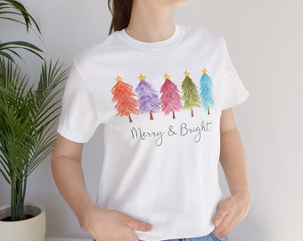 Merry & Bright Trees Tee
