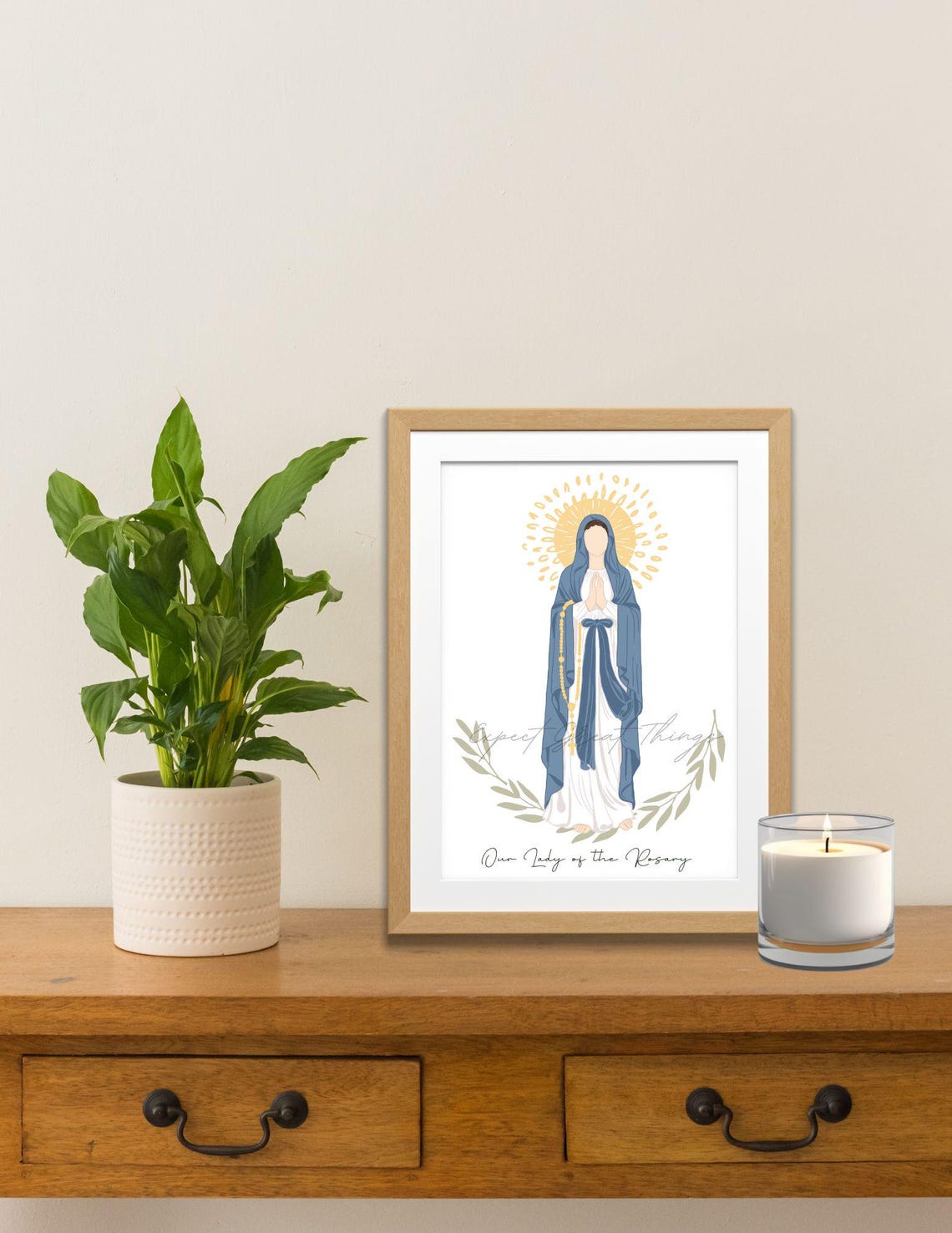 DIGITAL DOWNLOAD - Our Lady of the Rosary - Etsy