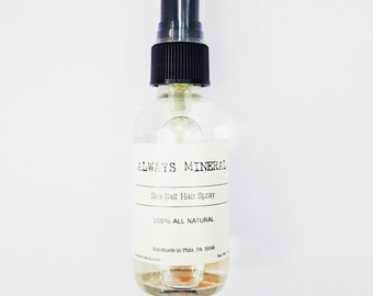 Sea Salt Hair Spray. Texturizing Spray. Beach Waves. All Natural Hair Spray. Sea Salt Waves. 4oz and 2oz options. Ocean Hair. Texturizer.