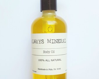 All Natural Body Oil. Homemade Skincare. Natural Skin Care. 8oz Bottle. Vegan Body Moisturizer. Moisturizing. Bath Oil. Shower Oil. Serum.