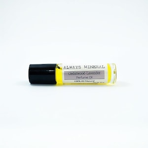 Roller Perfume Oil. Natural Perfume. Cedarwood Lavender. Vegan Skincare. Roll On Perfume. Essential Oil. Bath and Body. Bath and Beauty.