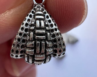 SILVER BAIL Terra Cast AZTEC Necklace Pendant Bail 11x16mm Aztec Style 6pcs Large Bail 2mm Hole