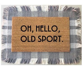Book Lover Door Mat Etsy