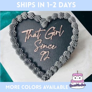 Mini Acrylic Cake Charms: Heart Cakes & Bento Boxes