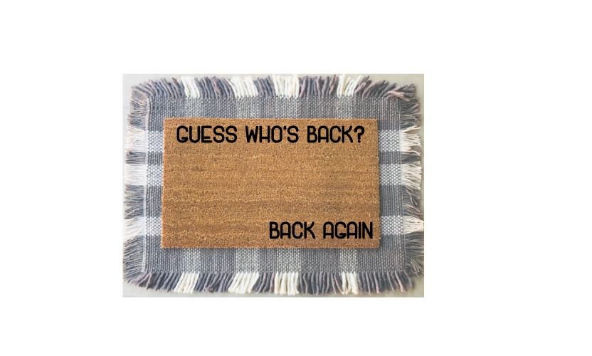 Romantic floor mat Welcome home decor Slim Just married floor mat The best wedding gift