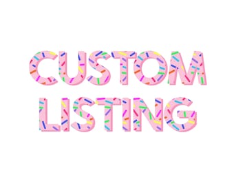 Custom Listing for KIMBERLY SMITH -  Wedding Monogram Initials Cake Topper or Charm