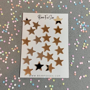 Acrylic Star Cake Charms or Cabochons Bulk Options Available