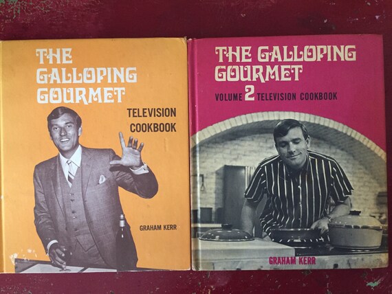 Galloping Gourmet Cook Books S 2 1969 Television Tv Etsy