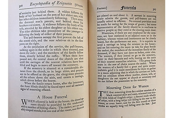 Elegant Etiquette Encyclopedia 1904 Manners Manual Etsy