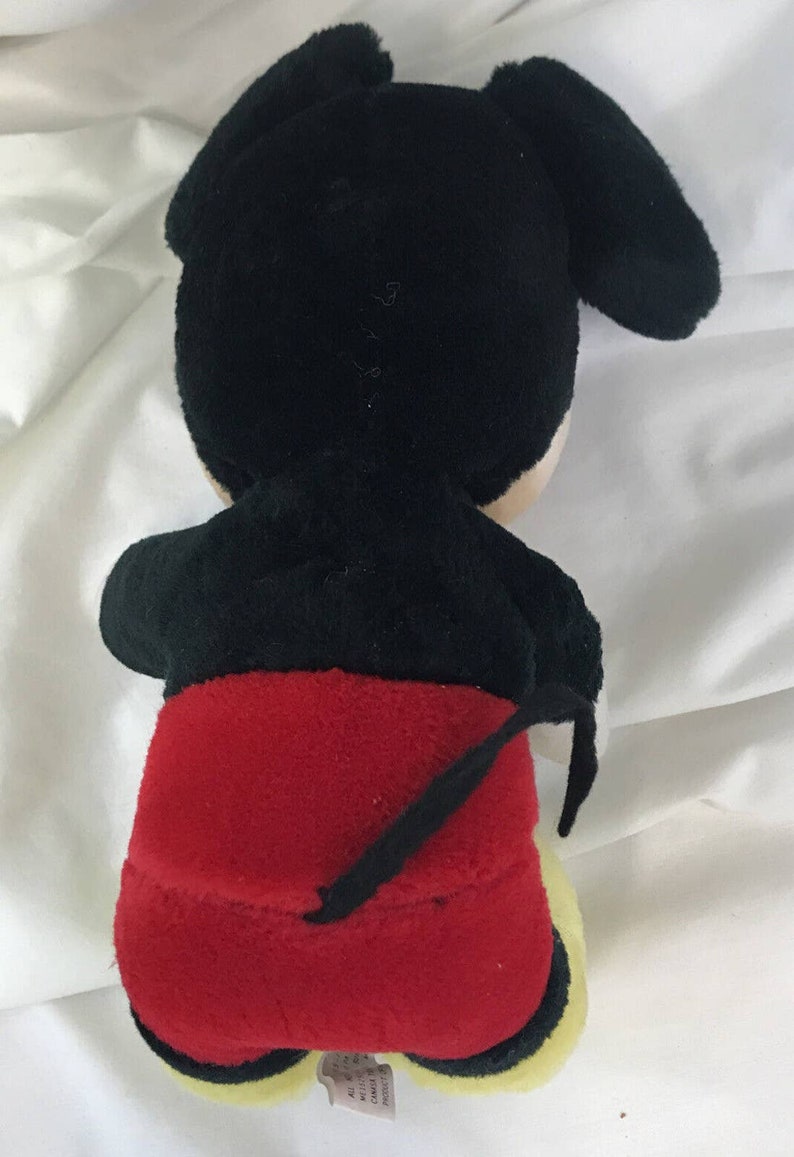 Vintage Disney Disneyland Walt Disney World Plush Mickey Mouse Park Souvenir 9” image 5