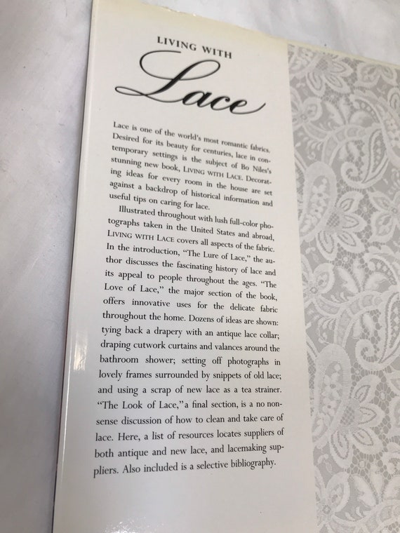 Living With Lace by Bo Niles ~ Hardcover Interior Design