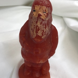 vintage St. Nicholas Santa Claus Bougie de Noël ~ 5 »