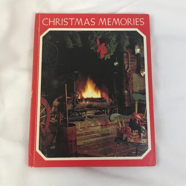 Christmas Memories ~ Hallmark Mementoes Hardcover Vintage Holiday Book ~ 1972