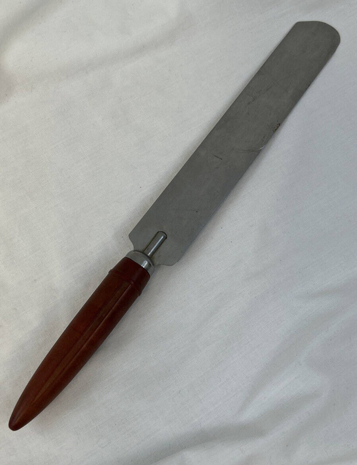 Vintage Bullet Handle Icing Spreader Spatula ~ Kitchen Utensil ~ Approx 12” Long