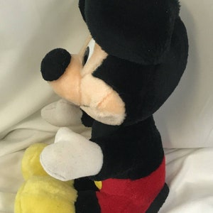 Vintage Disney Disneyland Walt Disney World Plush Mickey Mouse Park Souvenir 9” image 6