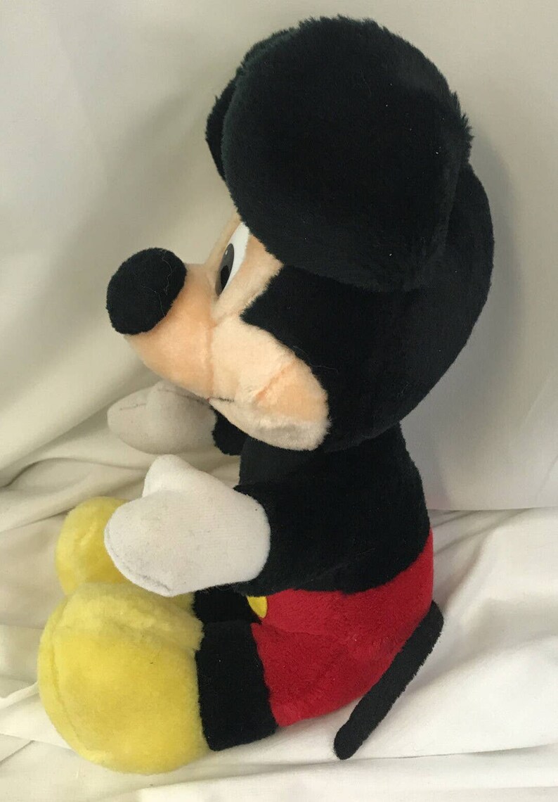 Vintage Disney Disneyland Walt Disney World Plush Mickey Mouse Park Souvenir 9” image 6