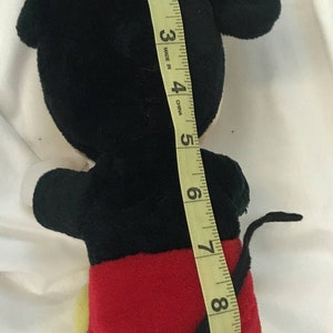 Vintage Disney Disneyland Walt Disney World Plush Mickey Mouse Park Souvenir 9” image 10