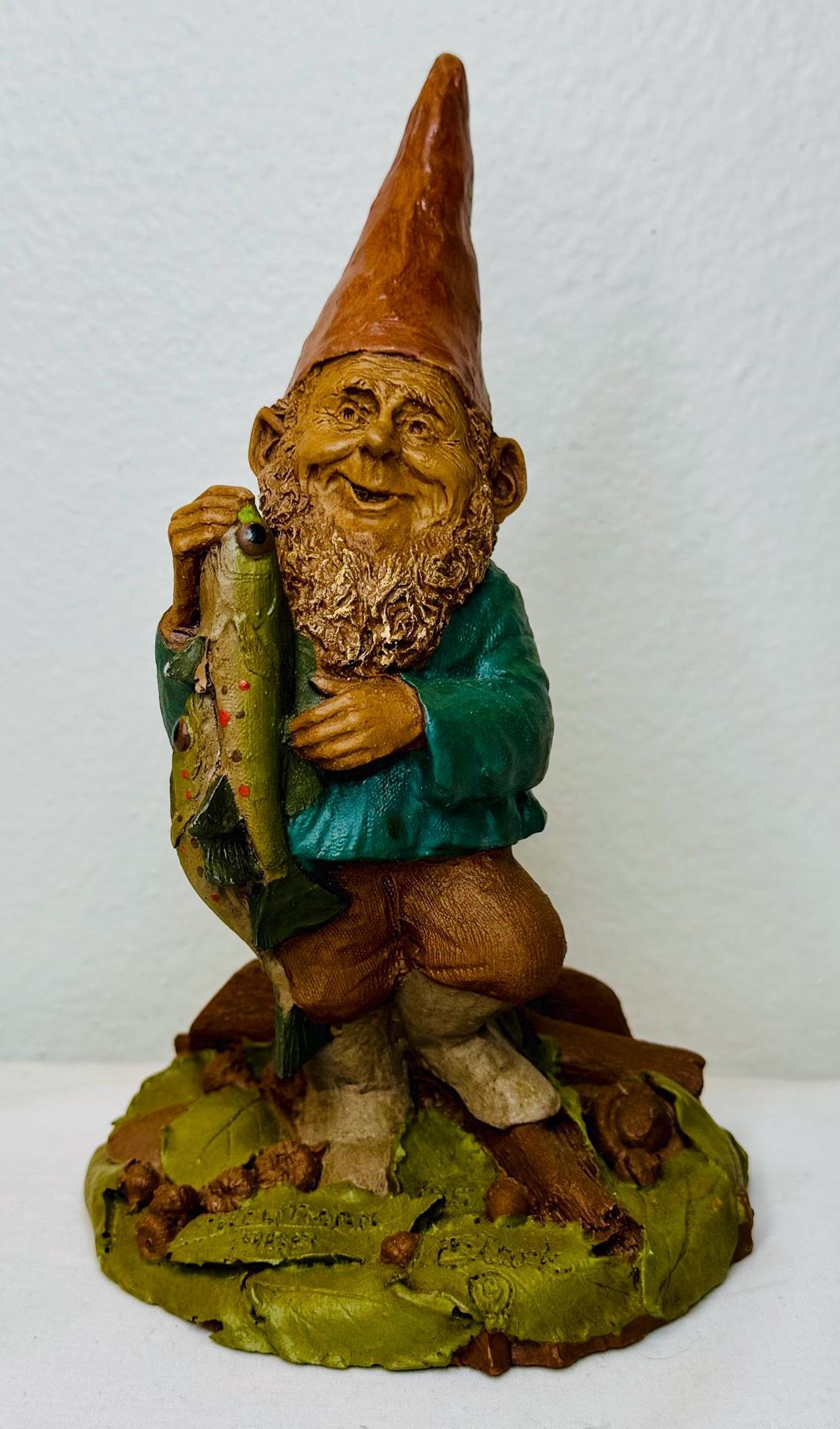 Vintage 1985 Tom Clark Troutman Gnome Figurine Cairn Studio