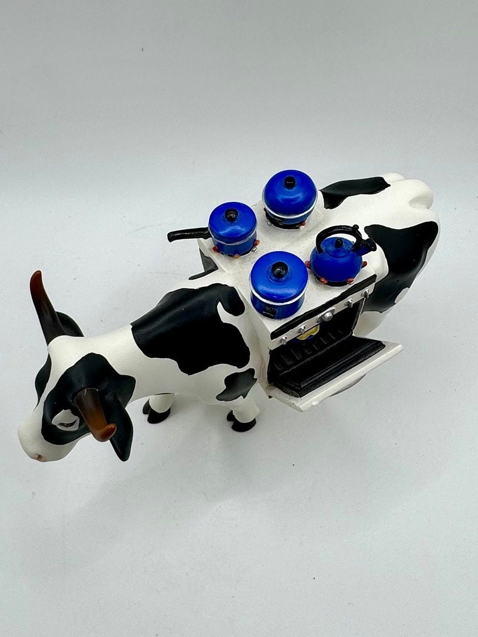 Vintage 2007 Cow Parade Figurine - Front Range Item No. 7742 (RARE