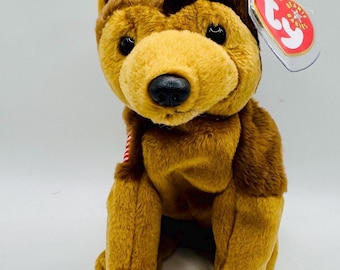 Vintage Ty Beanie Baby Courage – NYPD German Shepherd 9/11 Memorial