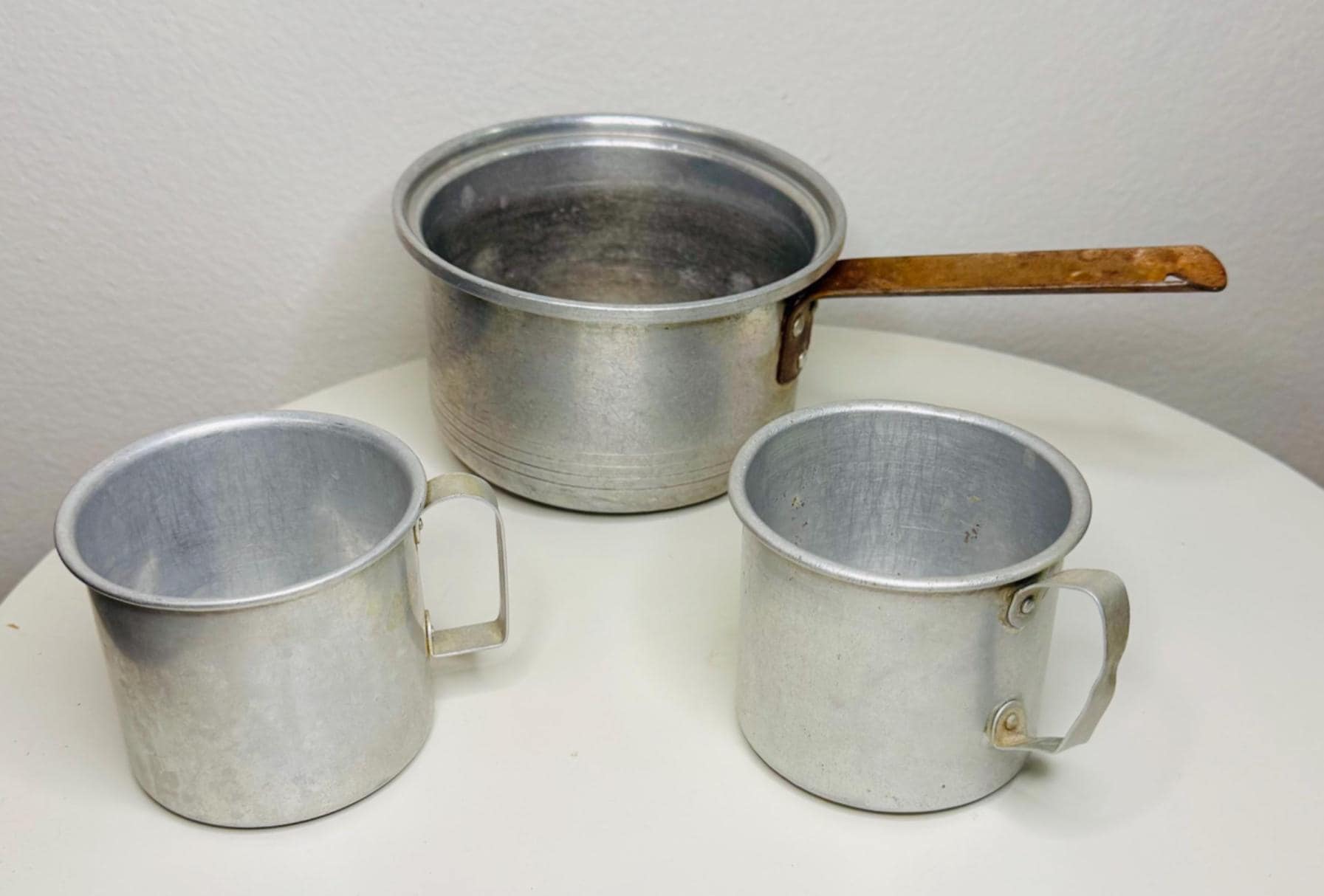 Lot D'Ustensiles De Cuisine Camping Vintage – Aluminium – Années 50/60