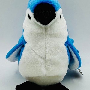 Vintage  Ty Beanie Baby Rocket the Blue Jay 1997. Mint Condition.  Free Shipping