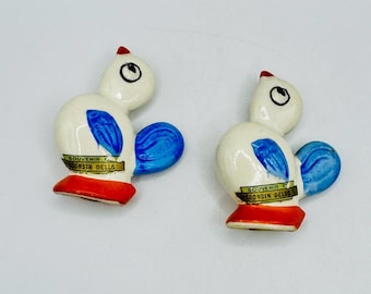 Vintage Duck Salt and Pepper Shakers – Wisconsin Dells Souvenir Ceramic Set