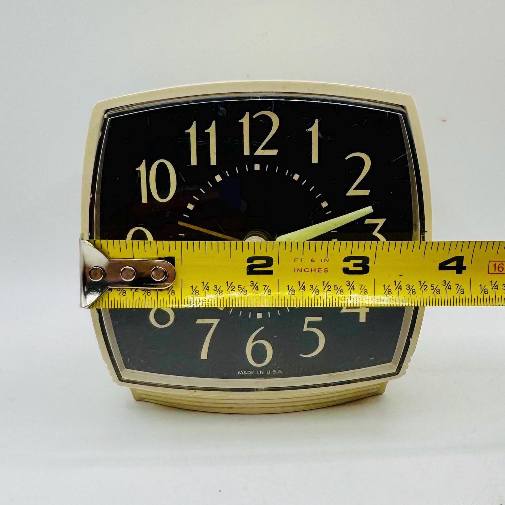 Vintage Westclox Alarm Clock – Mid-century Beige, Made in USA - Etsy