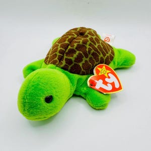 Vintage Ty Beanie Baby Speedy Turtle Plush - Retired Collectible