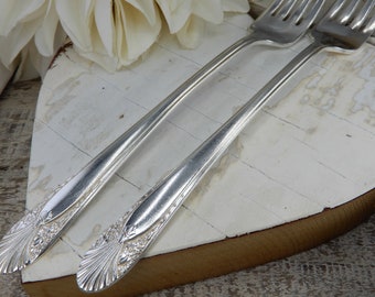 Mr. & Mrs. Vintage Wedding Cake Forks, Handstamped Vintage Wedding Cake Forks, Engagement Gift, Wedding Gift, Bride And Groom Gift