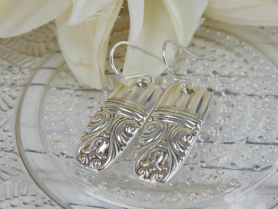 Vintage Spoon Handle Earrings Vintage Spoon Earrings Spoon Etsy