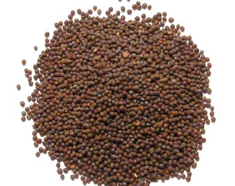 Mustard Seed, Brown - Whole Seed, Hotter than Yellow - 2Lb