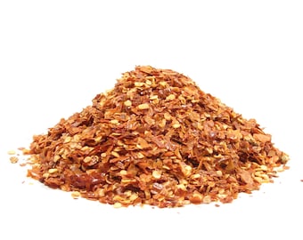 Red Pepper Flakes, Crushed - 4oz - PIzzeria Style Crushed Hot Red Pepper Flakes