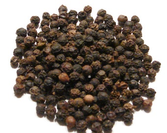 Black Peppercorn, Whole - Esteemed Telicherry Estate Pepper - 4oz