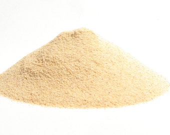 Garlic, Granulated - 2Lb - Small Size Garlic Powder Table Salt Sized Grains of Ground Garlic