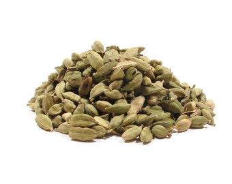 Cardamom Pods, Green - 4oz - Aromatic Spice of Central Asian Dishes and Chai Tea