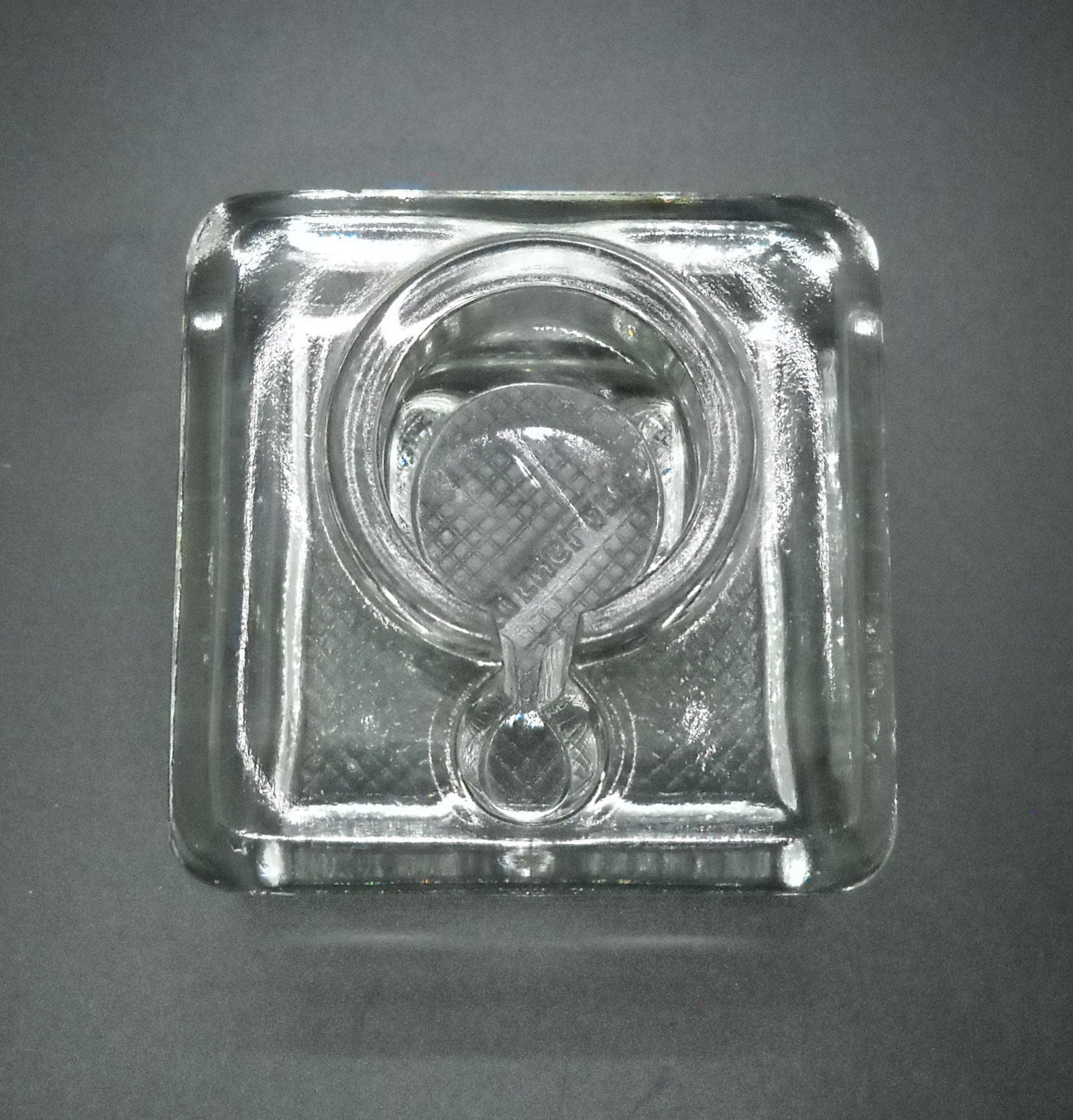 Vintage Pressed Glass Inkwell Made in England - Etsy