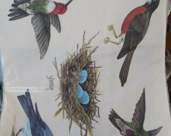 Tatouage Dry Rub Transfer Wall Mural Art Hand Painted Birds Robin