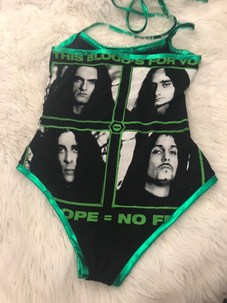 Custom Type O Negative black Number 1 bodysuit