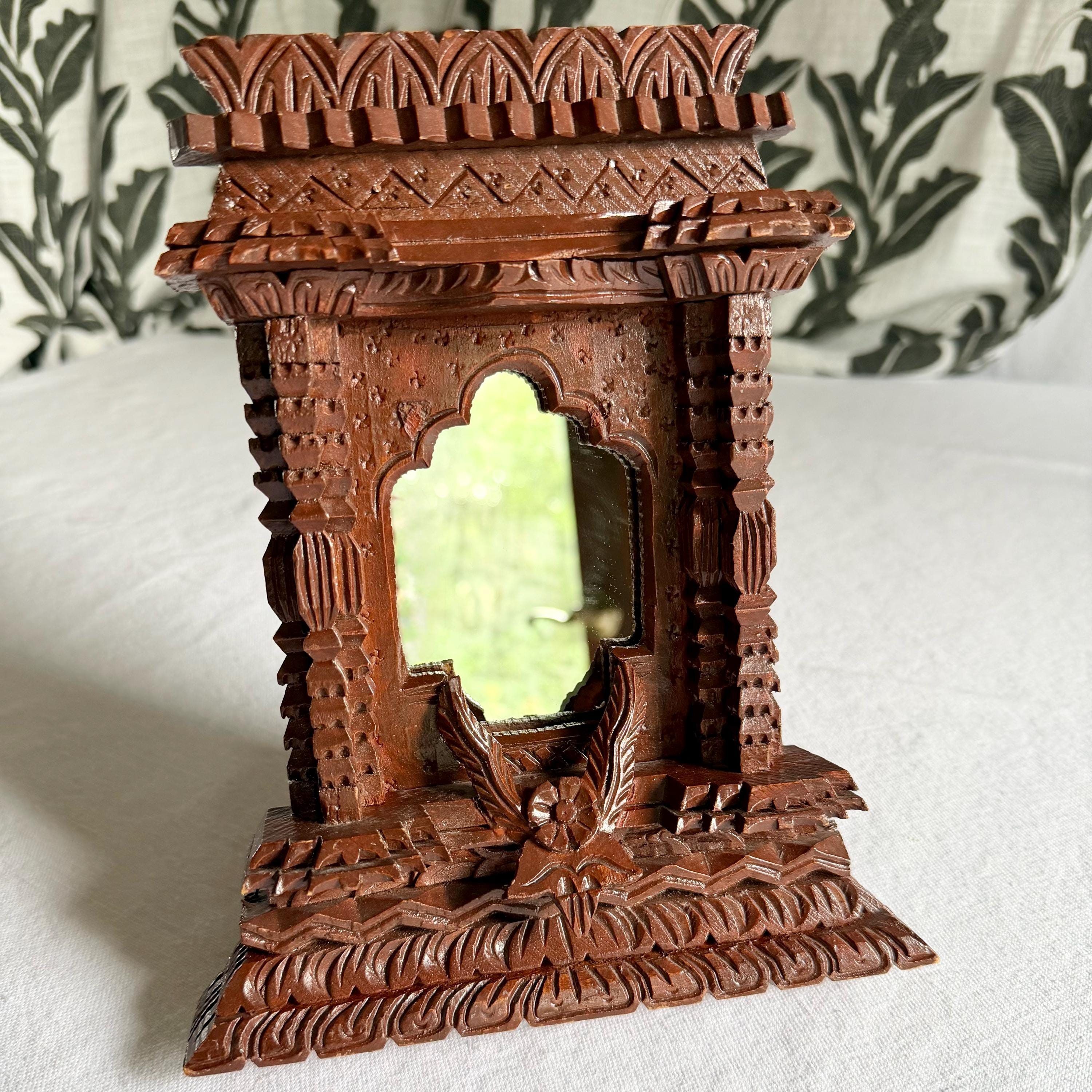 Vintage Indian Mirror - Etsy