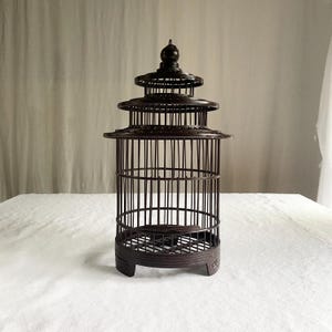 アジアンウッドの鳥かご - Etsy 日本