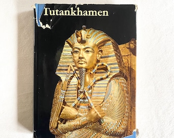 Tutankhamen: Life and Death of a Pharaoh · 1963 Desroches-Noblecourt · Illustrated Antiquities Book Printed in Italy