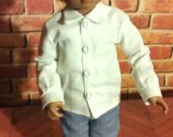 Bjd Button shirt - Iplehouse BID, yosd - boys or girls- short or long sleeve- fitted or relaxed- color choice