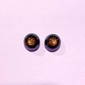 Ojos de dragón BJD hechos a mano: Ojos de resina para muñecas de fantasía (6-16 mm) Wood