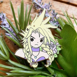 FFVII Pins: Cloud | FF7 | Chibi, kawaii, tifa, barret, yufie, aeris, aerith, zack, strife, midgar, gaming, video games, rebirth, remake