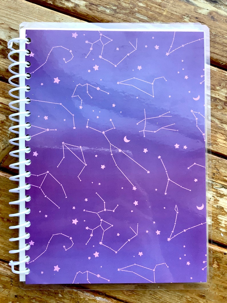 Constellations Sticker Album: 5" X 7" Sticker Storage Book - Etsy