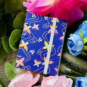 Handmade Sketchbook – 3x4” – Strathmore Mixed Media Paper – 40 Pages – Artist Journal with Elastic Closure